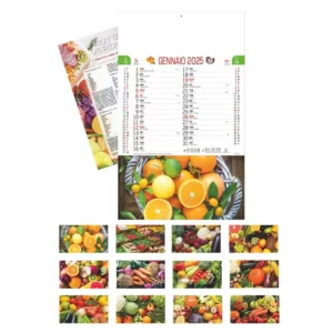 Calendario Illustrato Frutta e Verdura