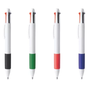 Penna a sfera in plastica 4 refill