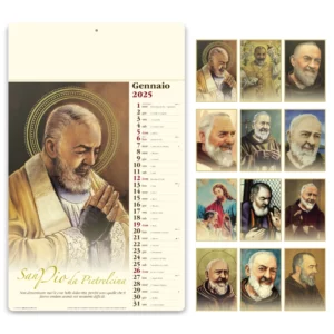 Calendario Illustrato Padre Pio avorio