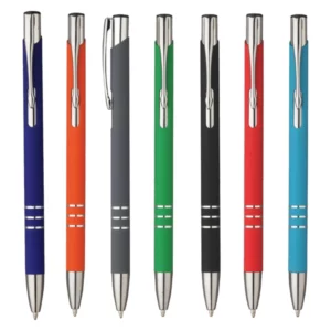 Penna in alluminio e soft touch slim