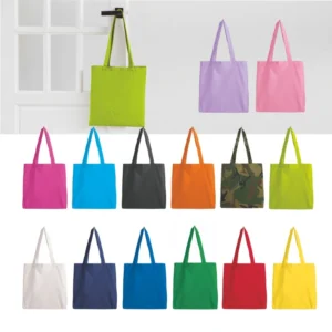 Shopper in cotone 38x42 Colorata