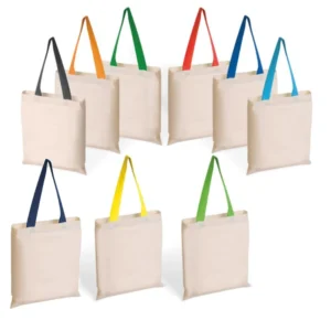 Shopper in cotone 38x42 bicolore