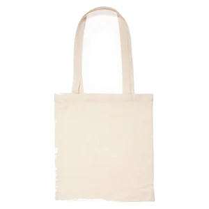 Shopper in cotone 37x41 manici lunghi